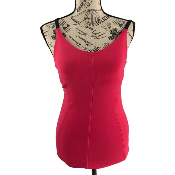 Champion Workout Tank Top Lightly padded, Mesh Back, fuchsia pink, Women's XS - Picture 1 of 11